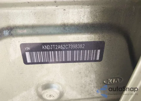 2012 Kia Soul + from USA, damaged, VIN KNDJT2A62C7398382
